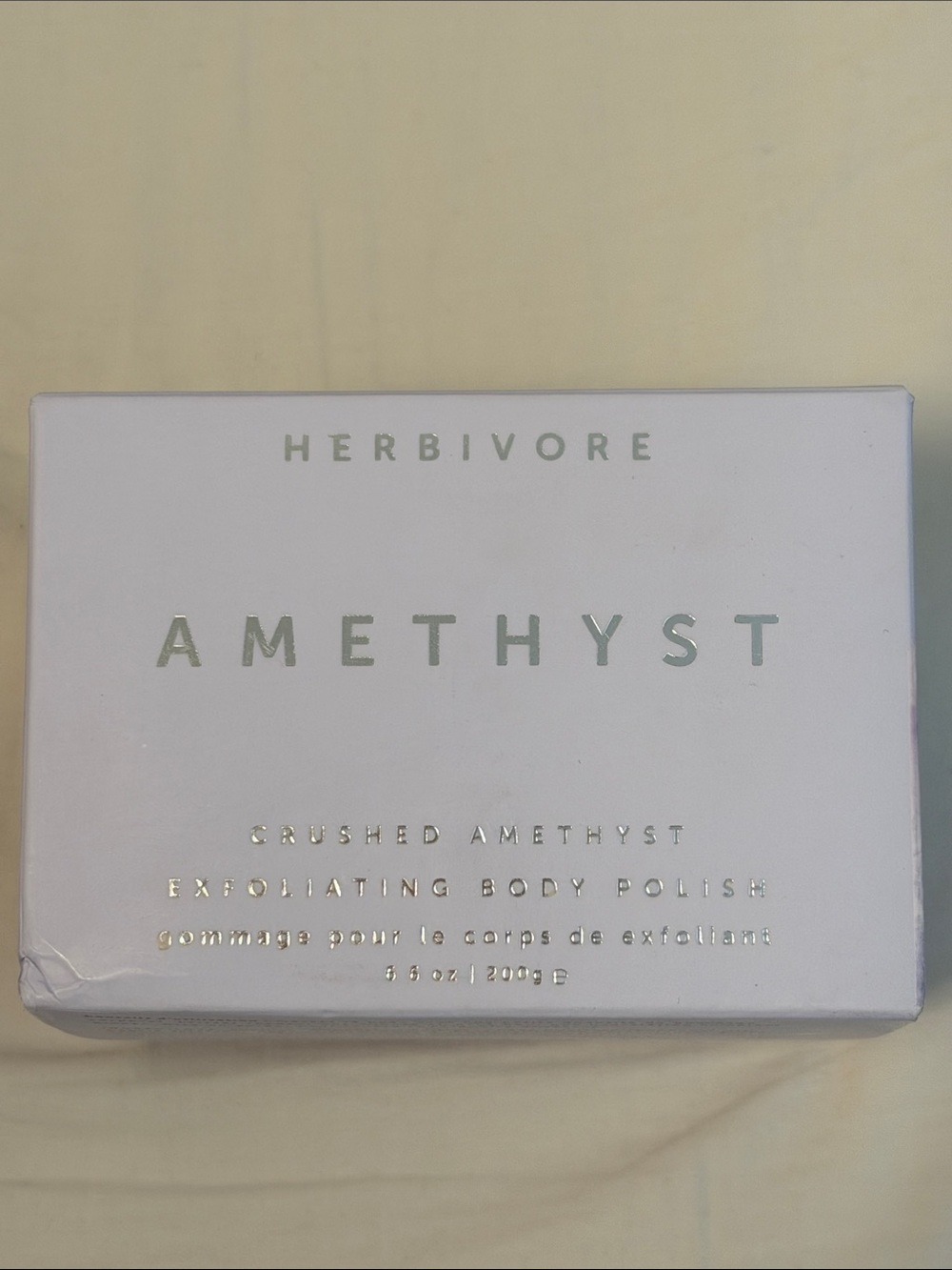 Herbivore Botanicals Amethyst Exfoliating Body Polish - Light Purple